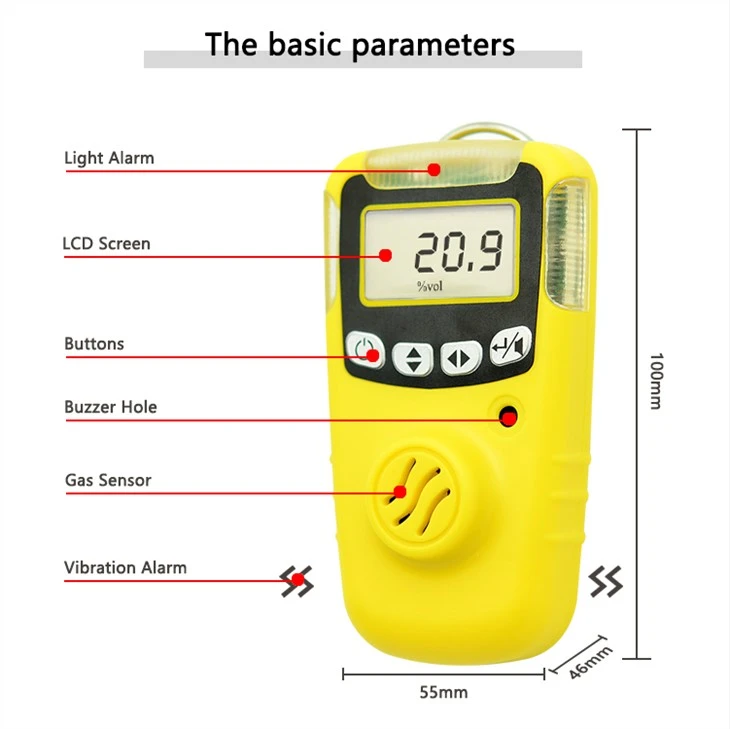 Hot Sell Portable CL2 Chlorine Gas Detector